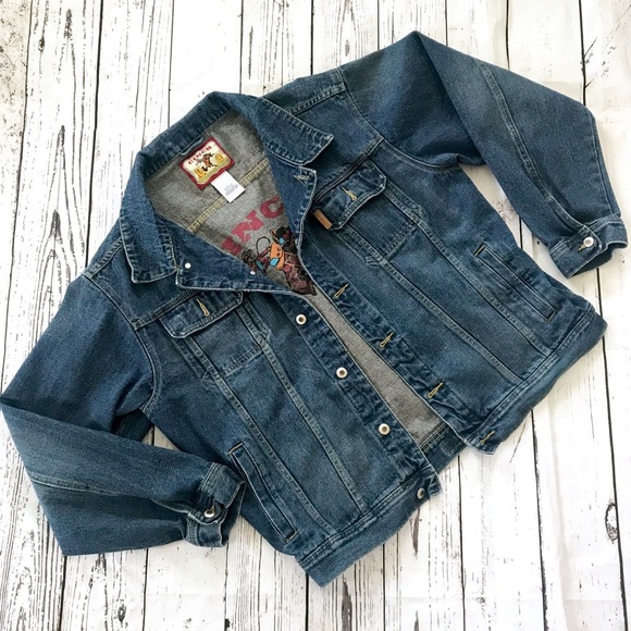 cinch blue jean jacket